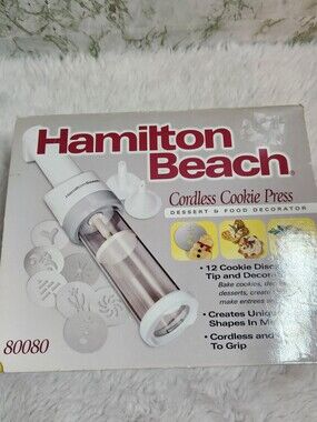 Hamilton Beach Cordless Cookie Press